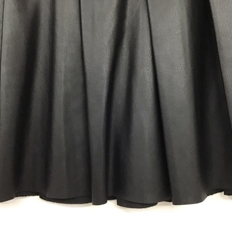 ザラ ZARA スカート ミニスカート S 無地 黒 / ブラック / black レディース USED 古着 中古 10153478