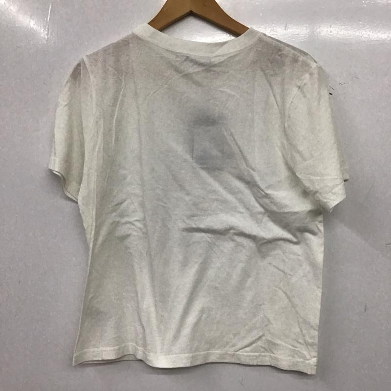 カスタネ Kastane Tシャツ 半袖 KAZ1031306A0010 スウェード発泡プリントTee S 無地 X ロゴ、文字 白 / ホワイト / white レディース USED 古着 中古 10153481