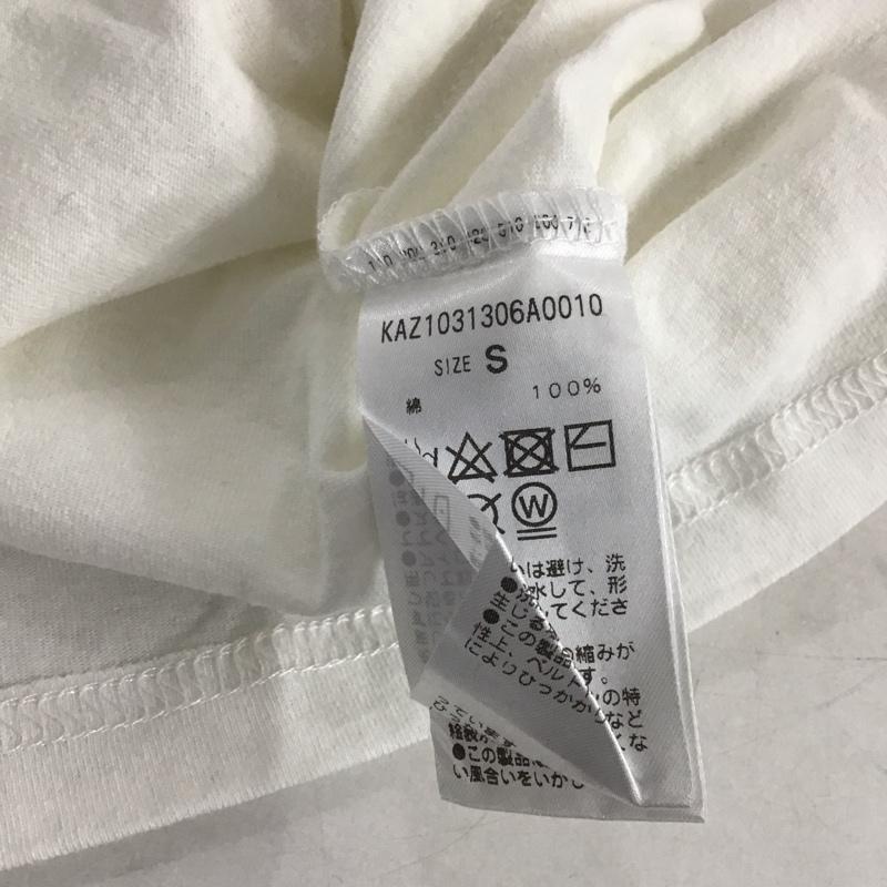 カスタネ Kastane Tシャツ 半袖 KAZ1031306A0010 スウェード発泡プリントTee S 無地 X ロゴ、文字 白 / ホワイト / white レディース USED 古着 中古 10153481