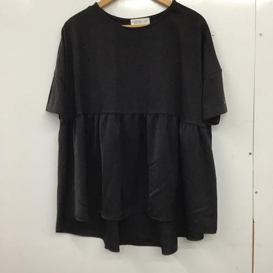 チャオパニックティピー CIAOPANIC TYPY カットソー 半袖 タグ付 ONE SIZE 無地 黒 / ブラック / black レディース USED 古着 中古 10153482