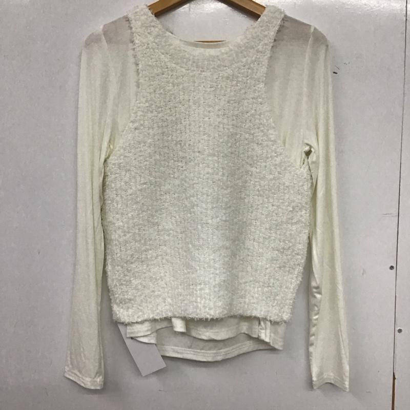 ミスティック mystic カットソー 長袖 タグ付 セット FREE 無地 白 / ホワイト / white レディース USED 古着 中古 10153484