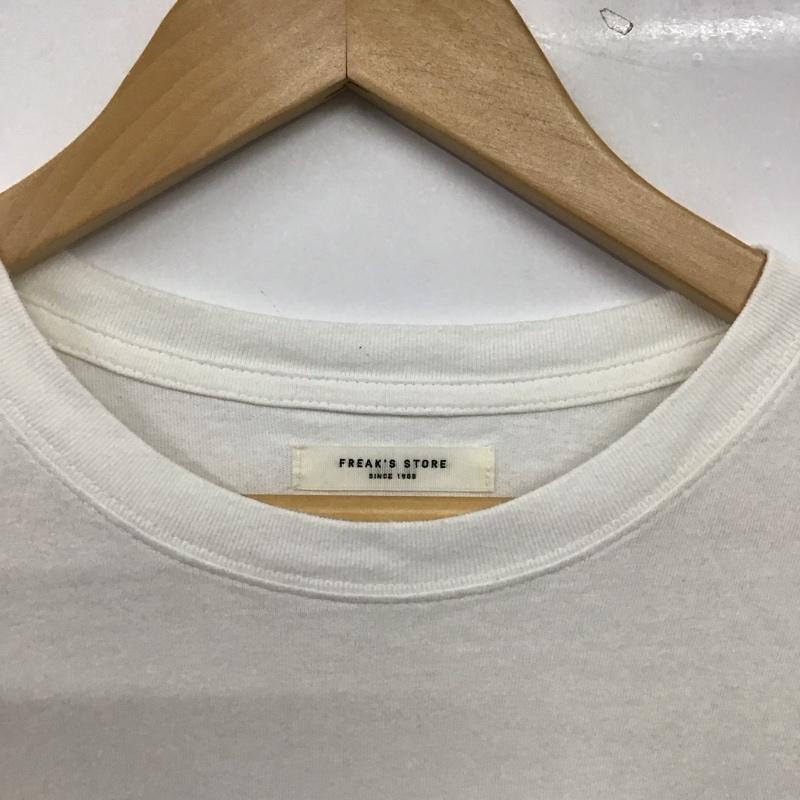 フリークスストア FREAK S STORE Tシャツ 半袖 FREE プリント 白 / ホワイト / white レディース USED 古着 中古 10153486