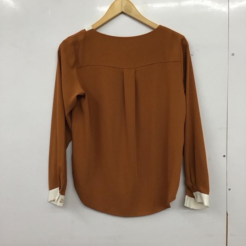 トーナル TONAL シャツ、ブラウス 長袖 38 無地 茶 / ブラウン / brown レディース USED 古着 中古 10153487