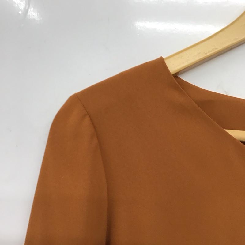 トーナル TONAL シャツ、ブラウス 長袖 38 無地 茶 / ブラウン / brown レディース USED 古着 中古 10153487