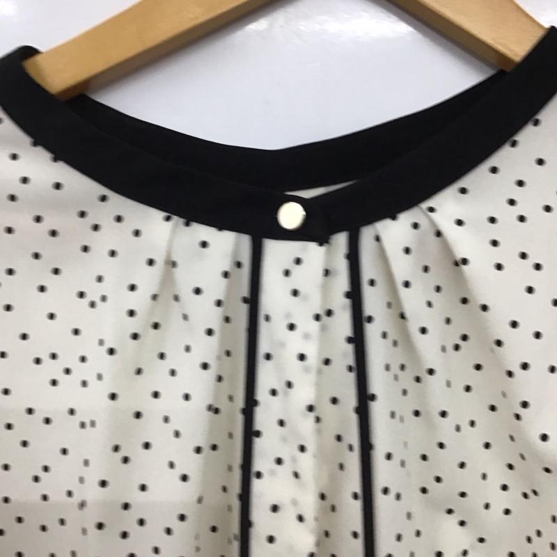 ノーリーズライト NOLLEY S Light シャツ、ブラウス 長袖 38 ドット 白 / ホワイト / white レディース USED 古着 中古 10153488