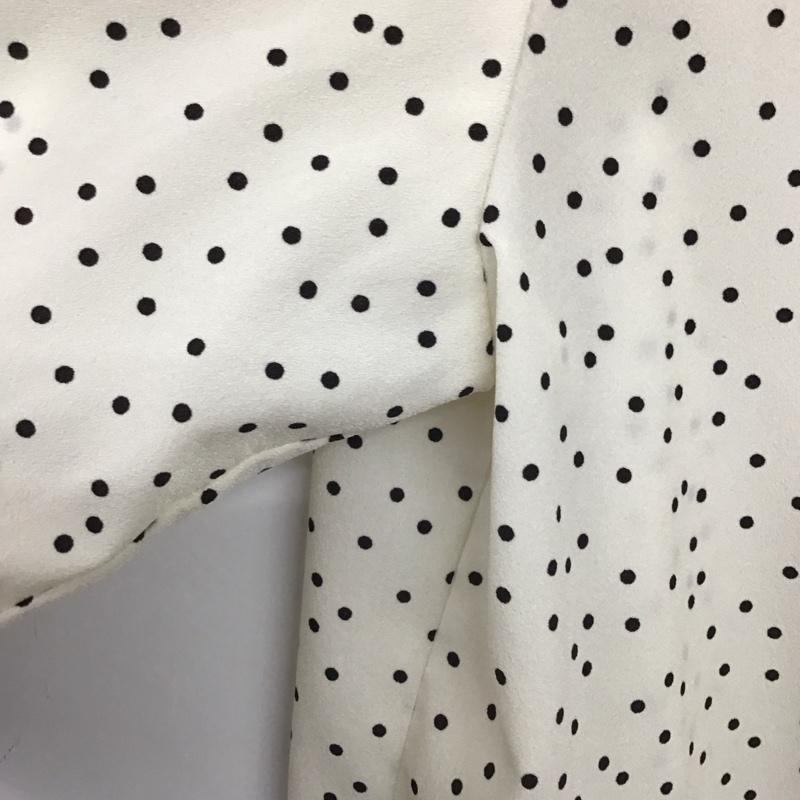 ノーリーズライト NOLLEY S Light シャツ、ブラウス 長袖 38 ドット 白 / ホワイト / white レディース USED 古着 中古 10153488