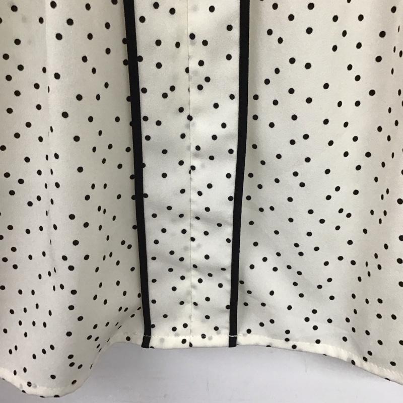 ノーリーズライト NOLLEY S Light シャツ、ブラウス 長袖 38 ドット 白 / ホワイト / white レディース USED 古着 中古 10153488
