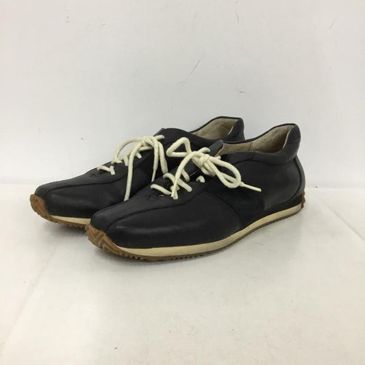 リーガル REGAL スニーカー スニーカー BE15 レザースニーカー 23.5 23.5cm 無地 黒 / ブラック / black レディース USED 古着 中古 10153489