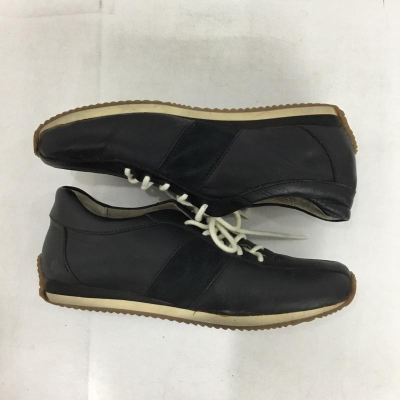 リーガル REGAL スニーカー スニーカー BE15 レザースニーカー 23.5 23.5cm 無地 黒 / ブラック / black レディース USED 古着 中古 10153489