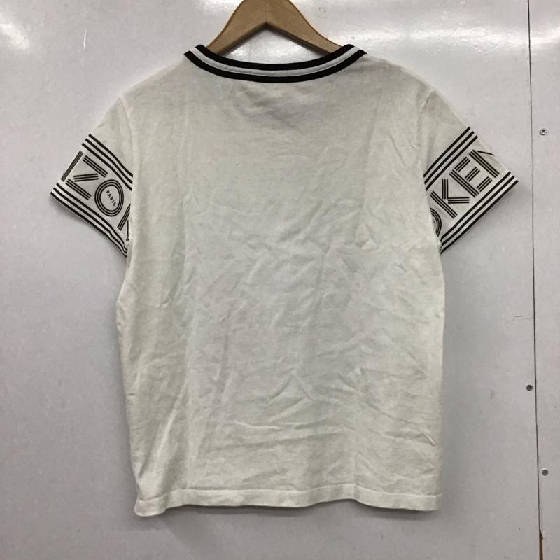 ケンゾー KENZO Tシャツ 半袖 M ロゴ、文字 白 / ホワイト / white レディース USED 古着 中古 10153490