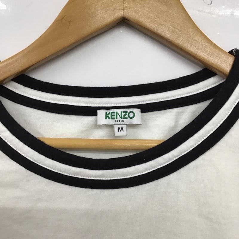 ケンゾー KENZO Tシャツ 半袖 M ロゴ、文字 白 / ホワイト / white レディース USED 古着 中古 10153490