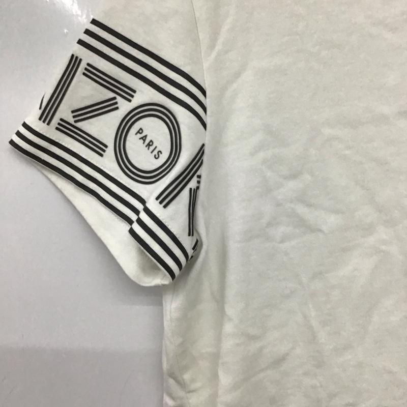ケンゾー KENZO Tシャツ 半袖 M ロゴ、文字 白 / ホワイト / white レディース USED 古着 中古 10153490