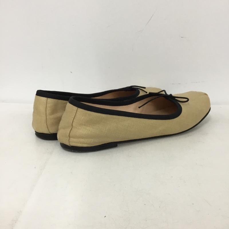 古着 USED パンプス パンプス SPELTA バレエシューズ 37 無地 ベージュ / ベージュ / beige X 黒 / ブラック / black レディース USED 古着 中古 10153491