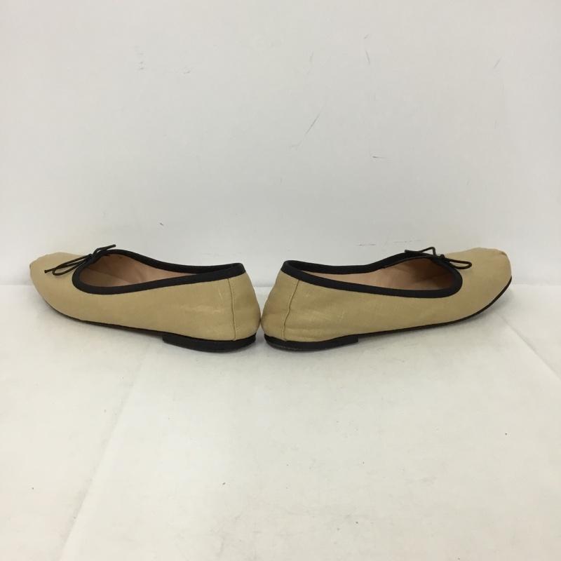 古着 USED パンプス パンプス SPELTA バレエシューズ 37 無地 ベージュ / ベージュ / beige X 黒 / ブラック / black レディース USED 古着 中古 10153491