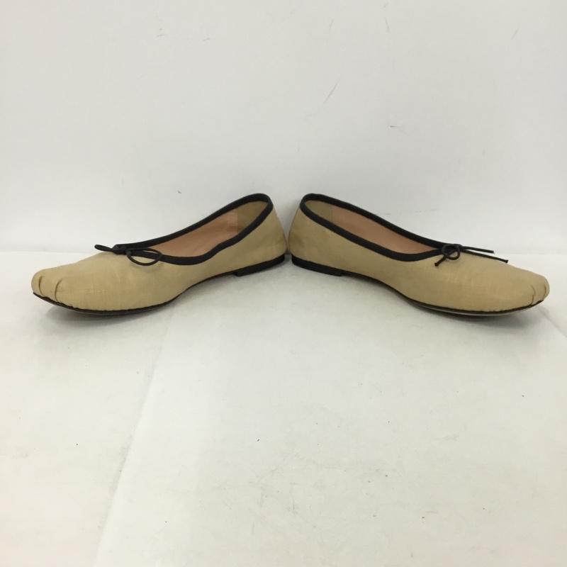 古着 USED パンプス パンプス SPELTA バレエシューズ 37 無地 ベージュ / ベージュ / beige X 黒 / ブラック / black レディース USED 古着 中古 10153491