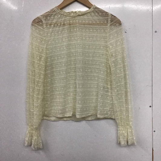 アナザーエディション Anather Edition カットソー 長袖 無地 オフホワイト / オフホワイト / レディース USED 古着 中古 10153492
