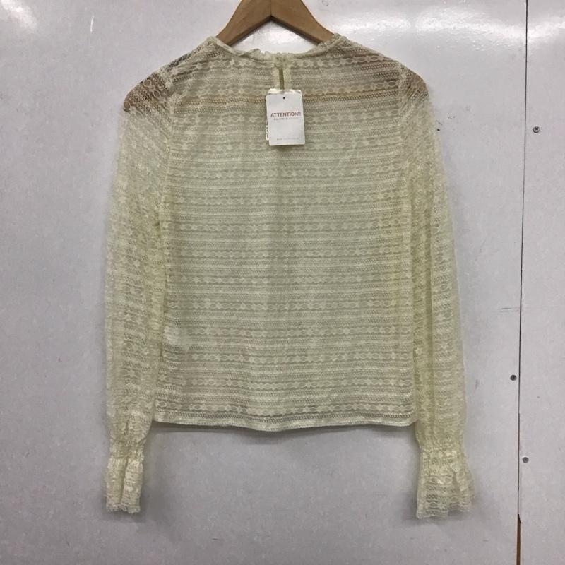 アナザーエディション Anather Edition カットソー 長袖 無地 オフホワイト / オフホワイト / レディース USED 古着 中古 10153492