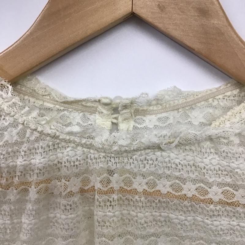 アナザーエディション Anather Edition カットソー 長袖 無地 オフホワイト / オフホワイト / レディース USED 古着 中古 10153492