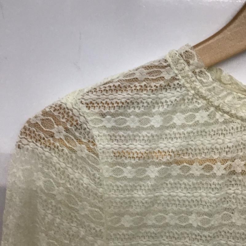 アナザーエディション Anather Edition カットソー 長袖 無地 オフホワイト / オフホワイト / レディース USED 古着 中古 10153492