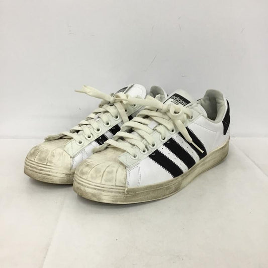 アディダス adidas スニーカー スニーカー GV7615 スーパースター SUPERSTAR PARLEY 27.5 27.5cm ロゴ、文字 白 / ホワイト / white X 黒 / ブラック / black メンズ USED 古着 中古 10153494