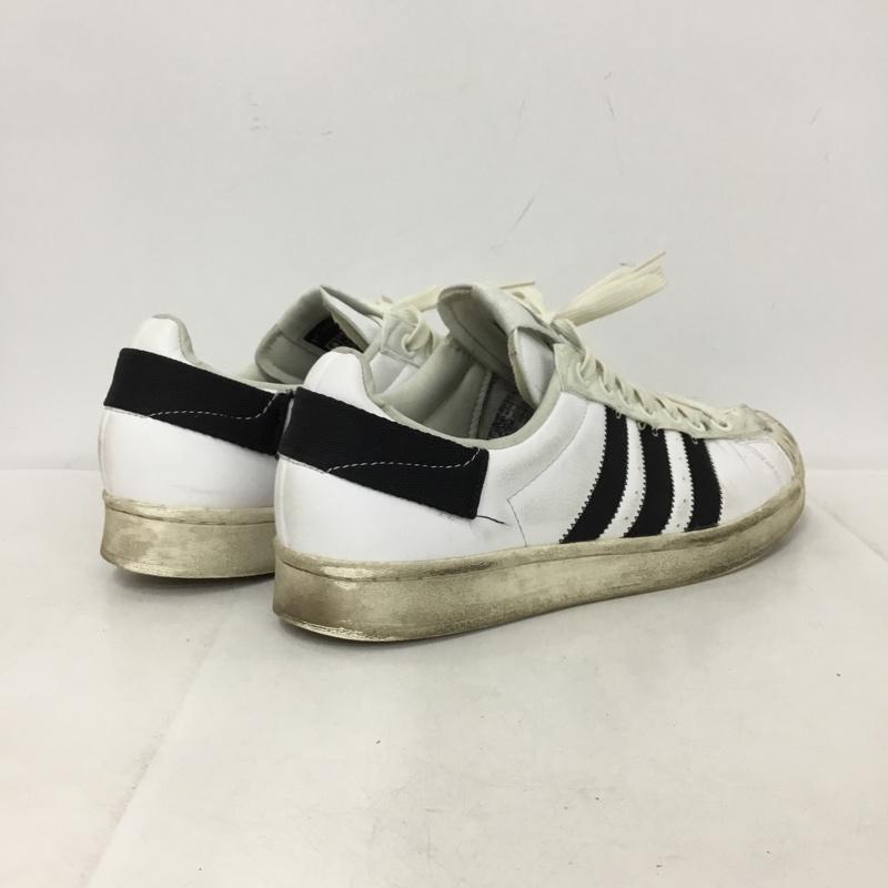 アディダス adidas スニーカー スニーカー GV7615 スーパースター SUPERSTAR PARLEY 27.5 27.5cm ロゴ、文字 白 / ホワイト / white X 黒 / ブラック / black メンズ USED 古着 中古 10153494