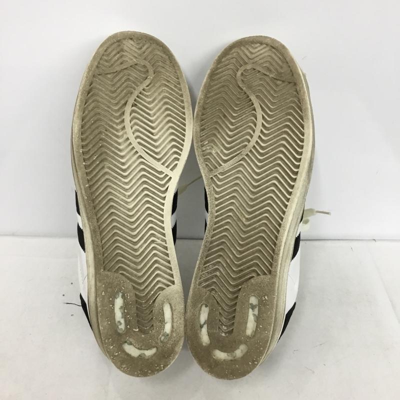 アディダス adidas スニーカー スニーカー GV7615 スーパースター SUPERSTAR PARLEY 27.5 27.5cm ロゴ、文字 白 / ホワイト / white X 黒 / ブラック / black メンズ USED 古着 中古 10153494