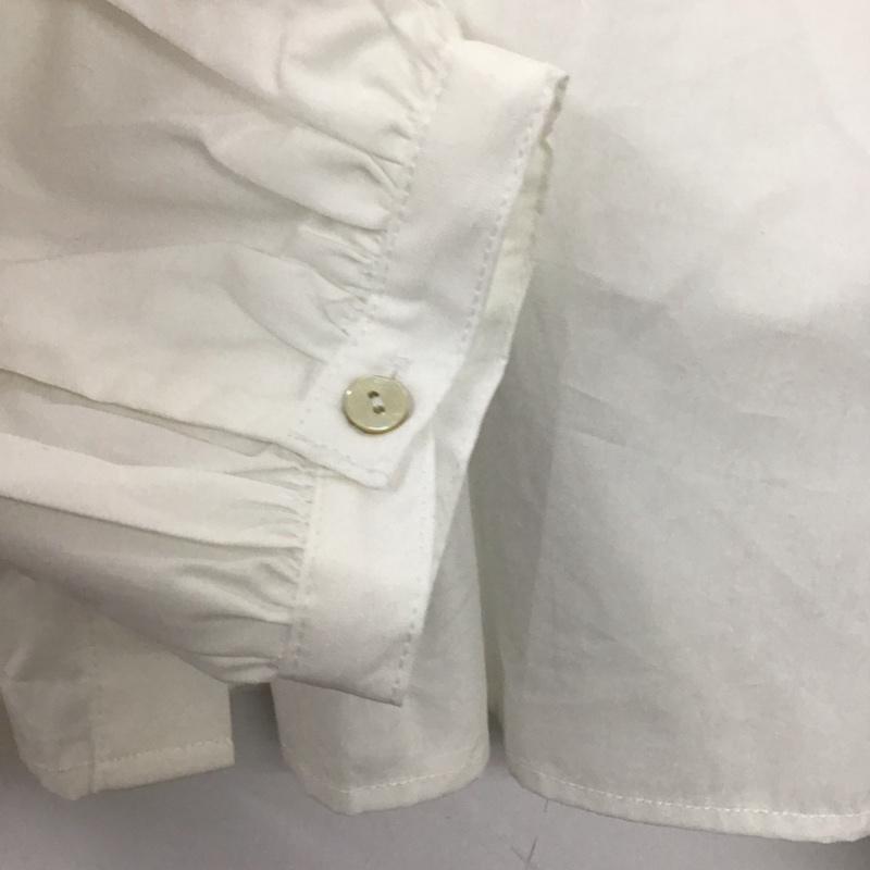 ザラ ZARA シャツ、ブラウス 長袖 M 無地 白 / ホワイト / white レディース USED 古着 中古 10153502