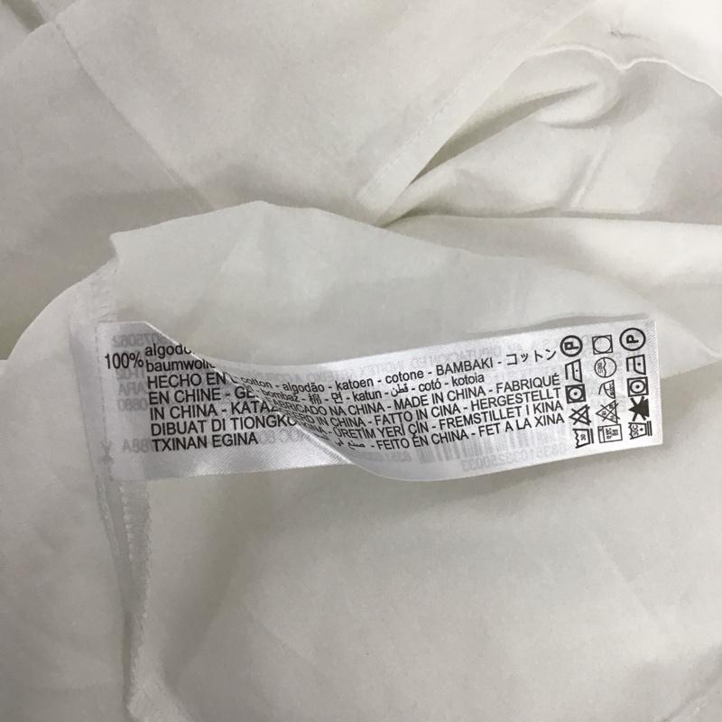 ザラ ZARA シャツ、ブラウス 長袖 M 無地 白 / ホワイト / white レディース USED 古着 中古 10153502