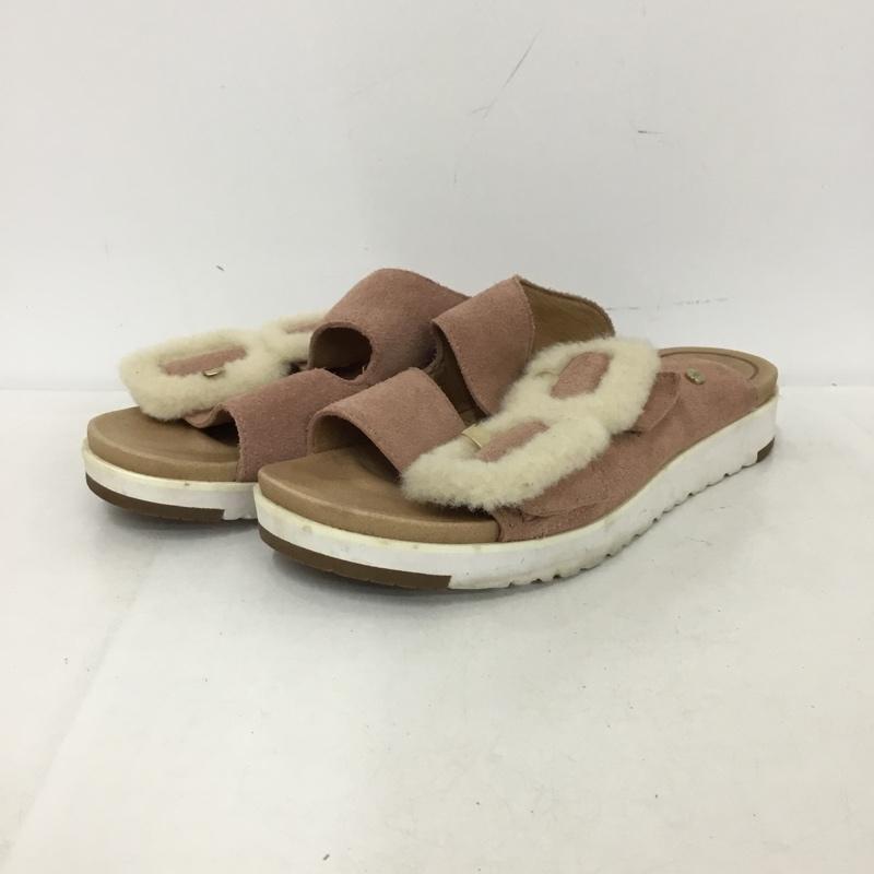 アグ UGG サンダル サンダル 1101049 FLUFF INDIO 23cm 23.0cm 無地 桃 / ピンク / pink レディース USED 古着 中古 10153503