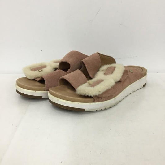 アグ UGG サンダル サンダル 1101049 FLUFF INDIO 23cm 23.0cm 無地 桃 / ピンク / pink レディース USED 古着 中古 10153503
