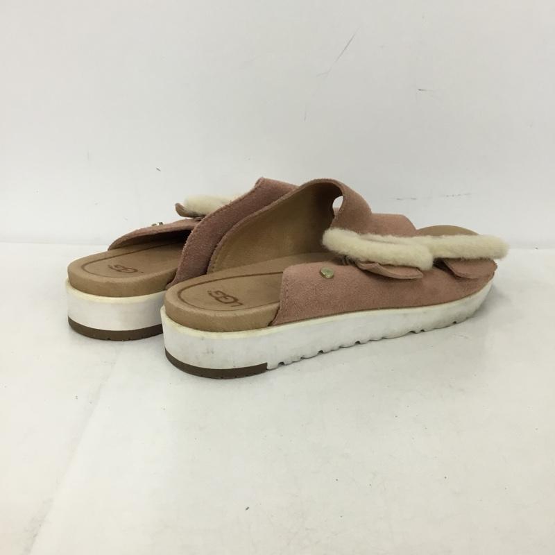 アグ UGG サンダル サンダル 1101049 FLUFF INDIO 23cm 23.0cm 無地 桃 / ピンク / pink レディース USED 古着 中古 10153503