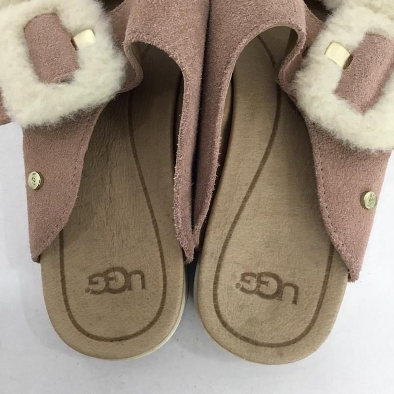 アグ UGG サンダル サンダル 1101049 FLUFF INDIO 23cm 23.0cm 無地 桃 / ピンク / pink レディース USED 古着 中古 10153503