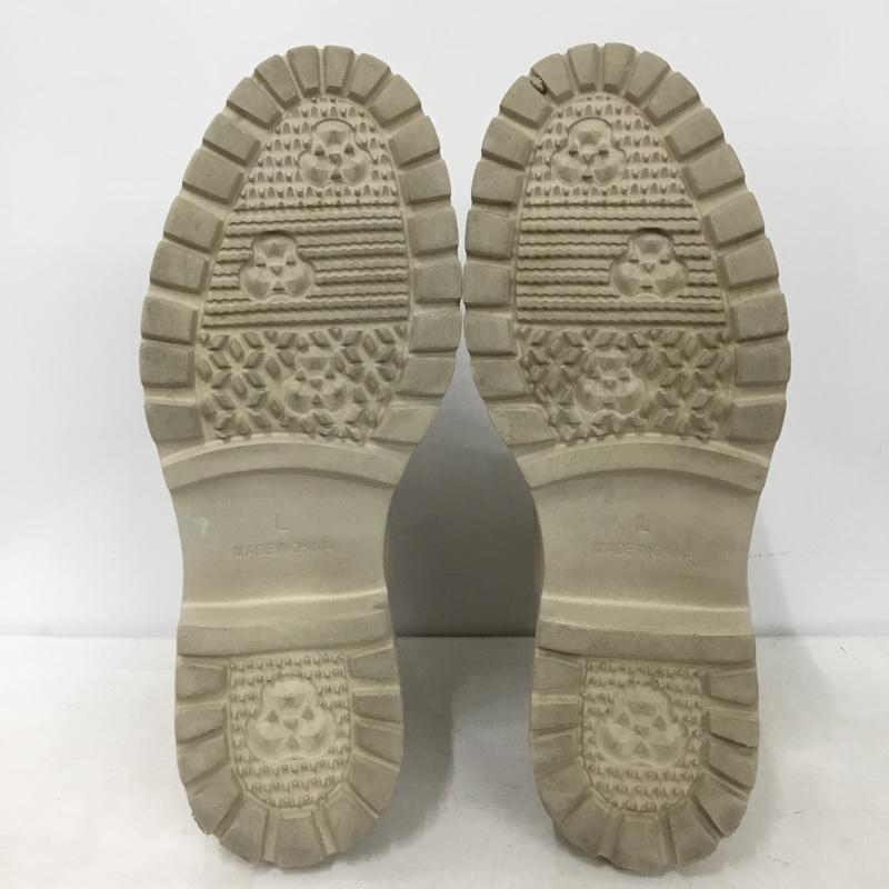 ニコアンド niko and... ブーツ ショートブーツ サイドゴアブーツ フェイクレザー 軽量 L L 無地 ベージュ / ベージュ / beige レディース USED 古着 中古 10153504