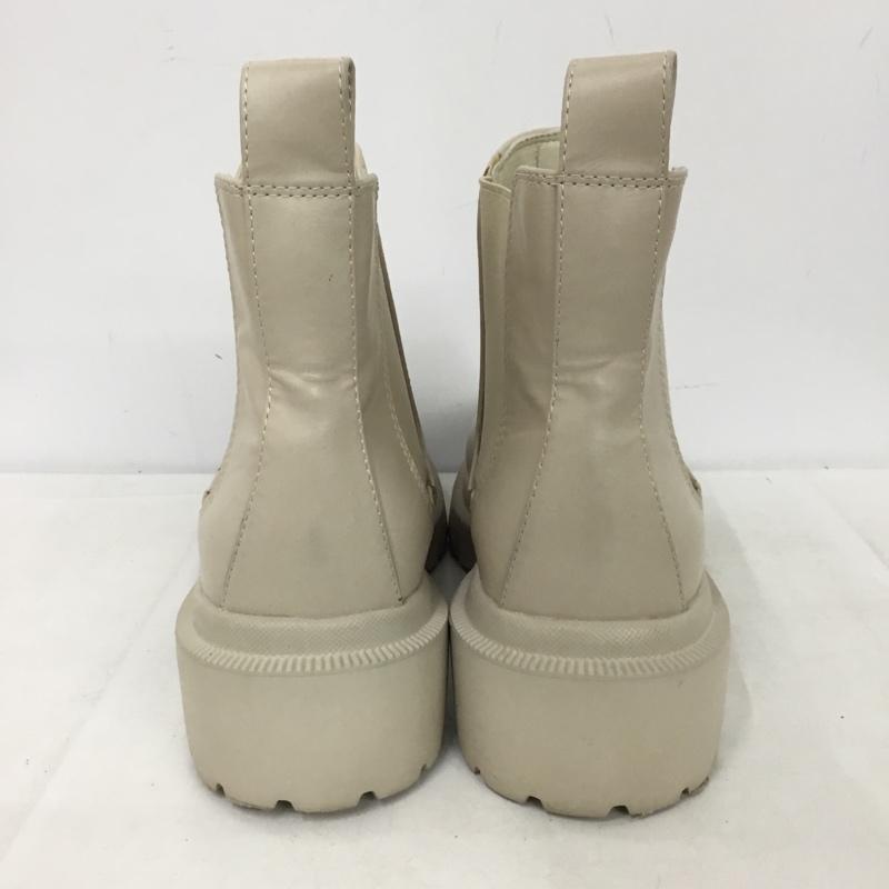 ニコアンド niko and... ブーツ ショートブーツ サイドゴアブーツ フェイクレザー 軽量 L L 無地 ベージュ / ベージュ / beige レディース USED 古着 中古 10153504