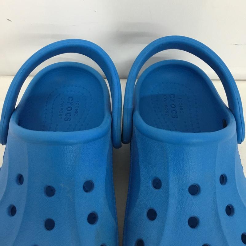 クロックス crocs シューズ シューズ 207013 キッズ バヤ クロッグ C11 サンダル ロゴ、文字 青 / ブルー / blue ボーイズ USED 古着 中古 10153505