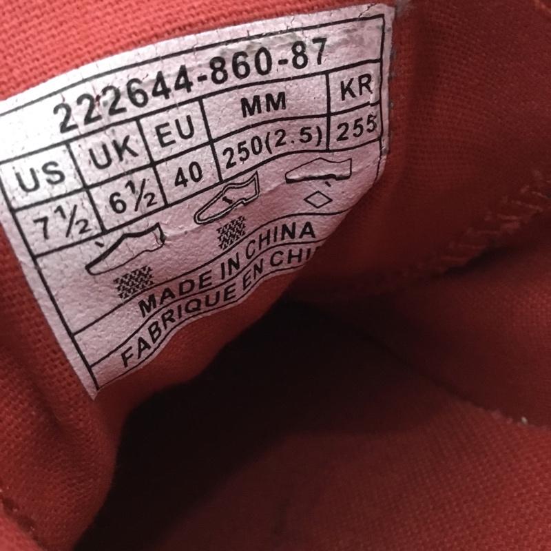 リーバイス Levi s スニーカー スニーカー 222644-860-87 ローカット US7.5 US：7.5 無地 赤 / レッド / red メンズ USED 古着 中古 10153506