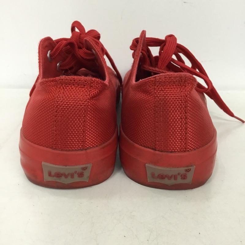 リーバイス Levi s スニーカー スニーカー 222644-860-87 ローカット US7.5 US：7.5 無地 赤 / レッド / red メンズ USED 古着 中古 10153506