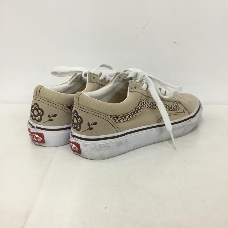 バンズ VANS スニーカー スニーカー V36CF PUPPY F OLD SKOOL 23cm 23.0cm 刺繍 ベージュ / ベージュ / beige レディース USED 古着 中古 10153508