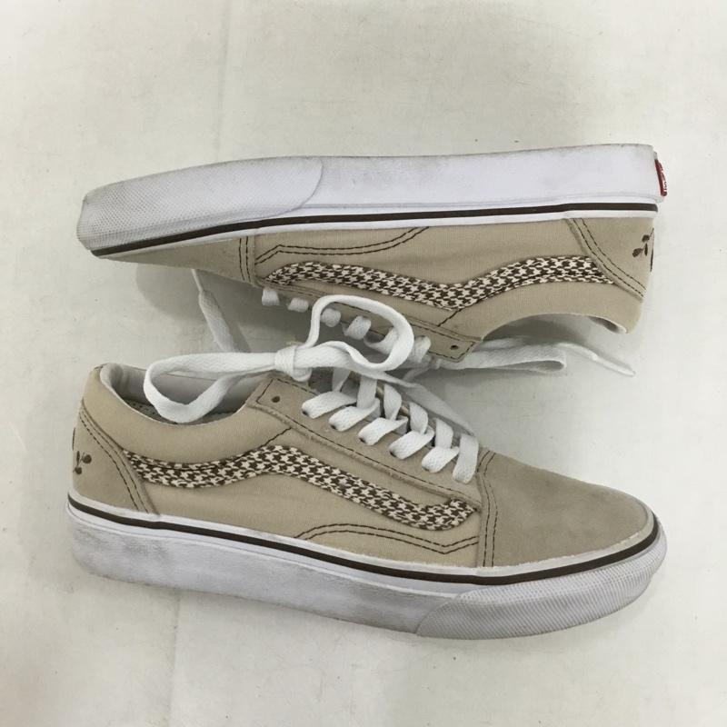 バンズ VANS スニーカー スニーカー V36CF PUPPY F OLD SKOOL 23cm 23.0cm 刺繍 ベージュ / ベージュ / beige レディース USED 古着 中古 10153508