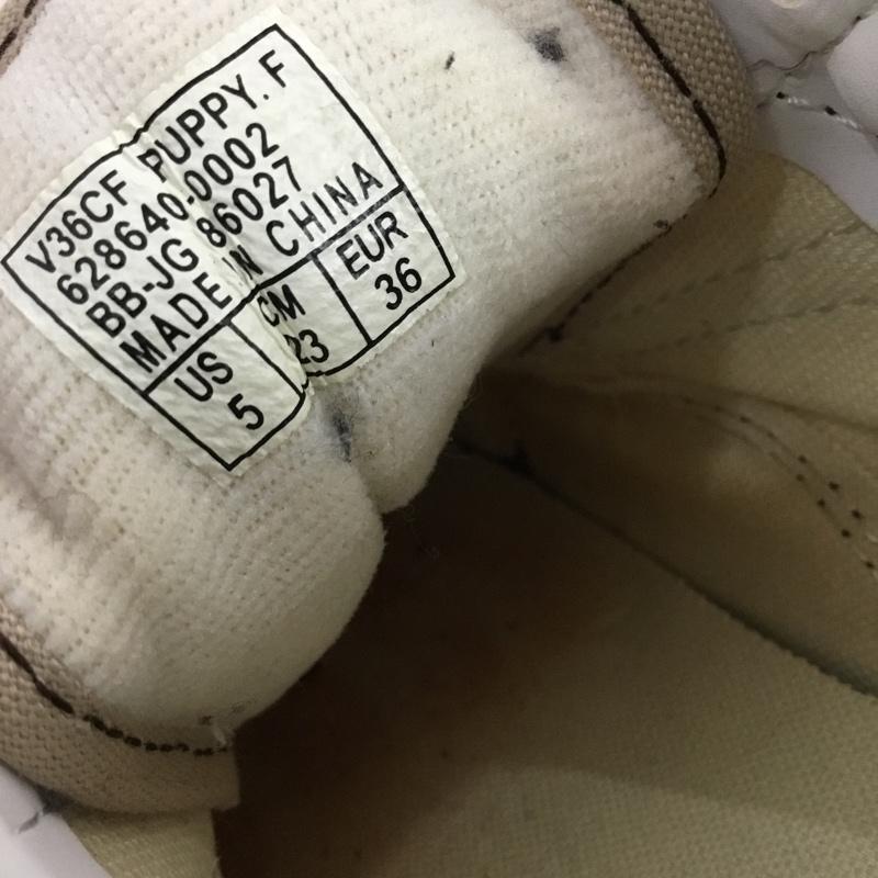 バンズ VANS スニーカー スニーカー V36CF PUPPY F OLD SKOOL 23cm 23.0cm 刺繍 ベージュ / ベージュ / beige レディース USED 古着 中古 10153508