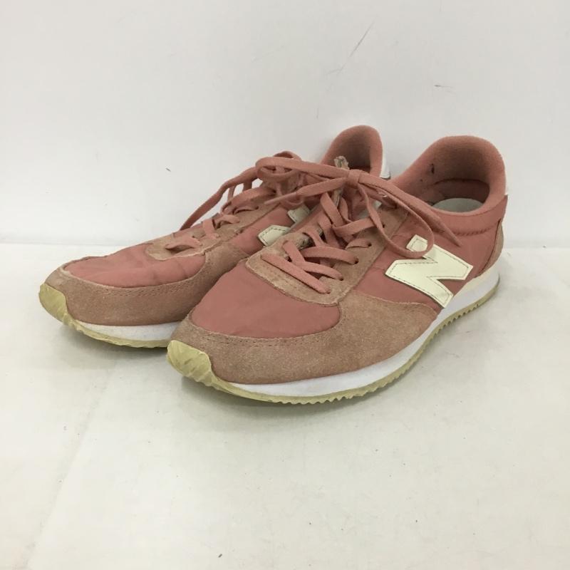 ニューバランス New Balance スニーカー スニーカー ローカット 24.5cm 24.5cm ロゴ、文字 桃 / ピンク / pink レディース USED 古着 中古 10153514