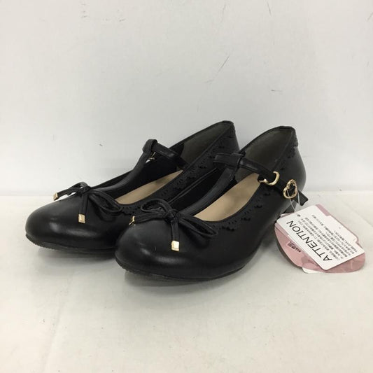 古着 USED パンプス パンプス ストラップレインパンプス 青木美沙子 防水 LL LL 無地 黒 / ブラック / black レディース USED 古着 中古 10153515