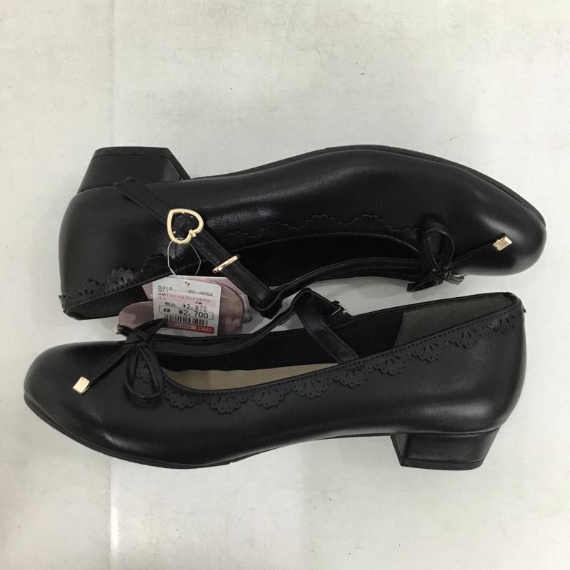 古着 USED パンプス パンプス ストラップレインパンプス 青木美沙子 防水 LL LL 無地 黒 / ブラック / black レディース USED 古着 中古 10153515
