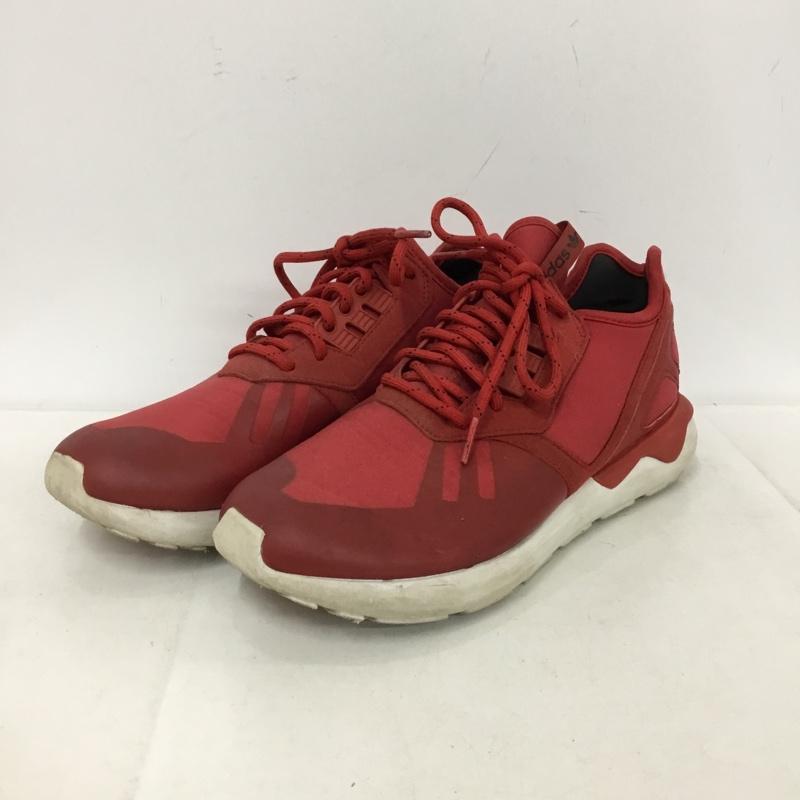 アディダス adidas スニーカー スニーカー S81513 Originals Tubular Runner パワーレッド 25cm 25.0cm ロゴ、文字 赤 / レッド / red メンズ USED 古着 中古 10153516