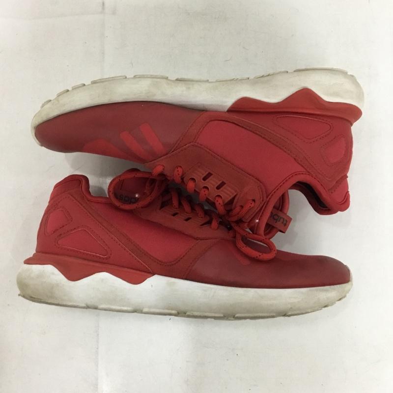 アディダス adidas スニーカー スニーカー S81513 Originals Tubular Runner パワーレッド 25cm 25.0cm ロゴ、文字 赤 / レッド / red メンズ USED 古着 中古 10153516