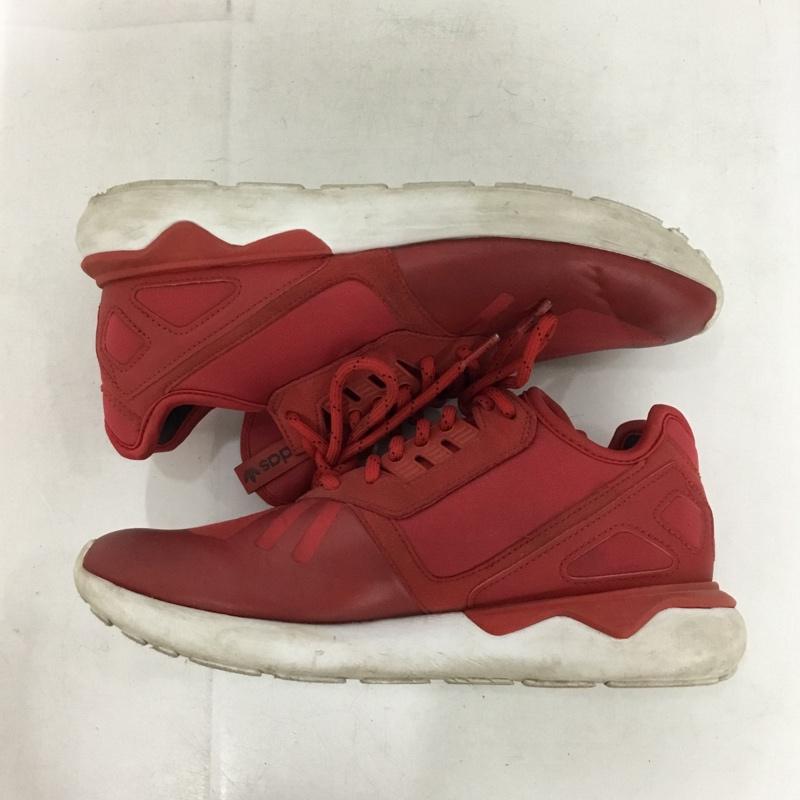 アディダス adidas スニーカー スニーカー S81513 Originals Tubular Runner パワーレッド 25cm 25.0cm ロゴ、文字 赤 / レッド / red メンズ USED 古着 中古 10153516