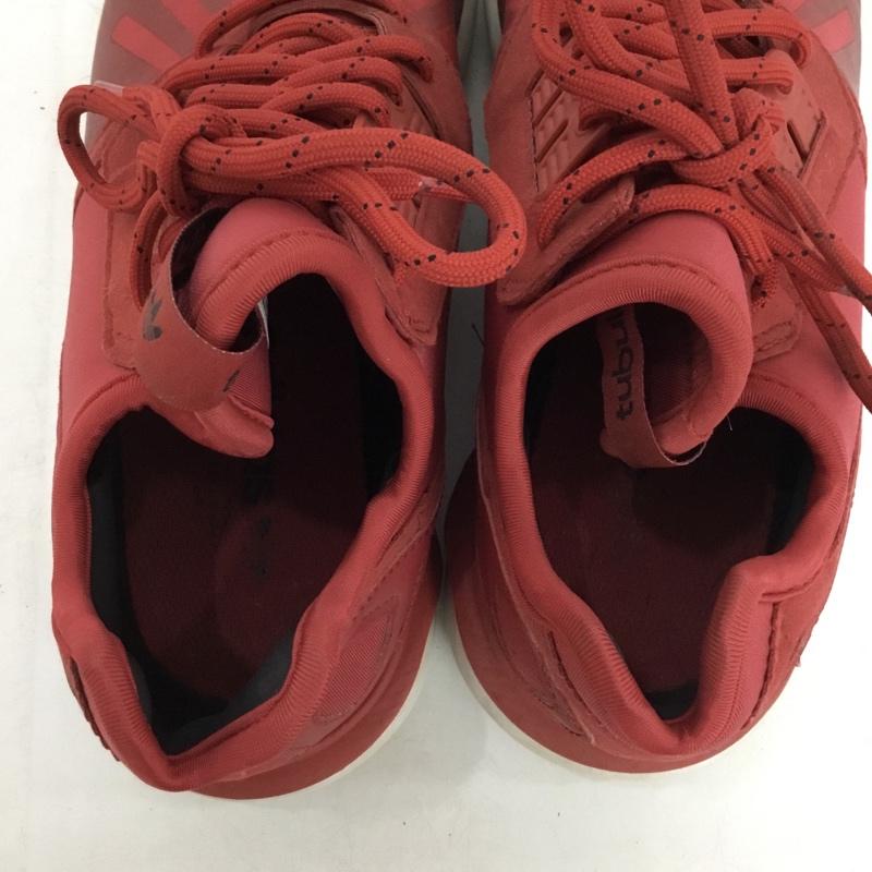 アディダス adidas スニーカー スニーカー S81513 Originals Tubular Runner パワーレッド 25cm 25.0cm ロゴ、文字 赤 / レッド / red メンズ USED 古着 中古 10153516