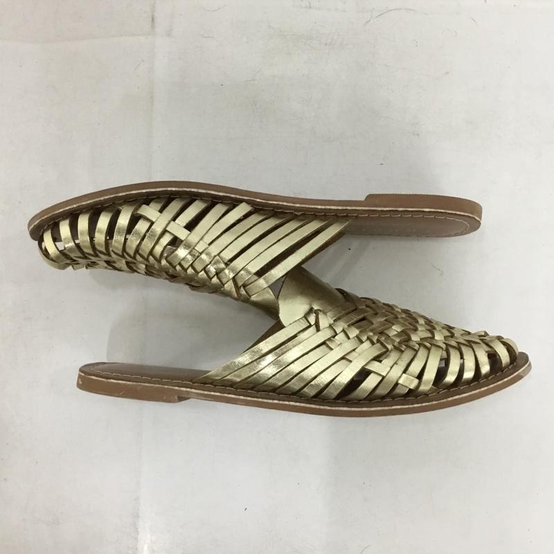 ニコアンド niko and... ミュール ミュール Tonala by niko and メッシュ 39 無地 金 / ゴールド / gold color レディース USED 古着 中古 10153519