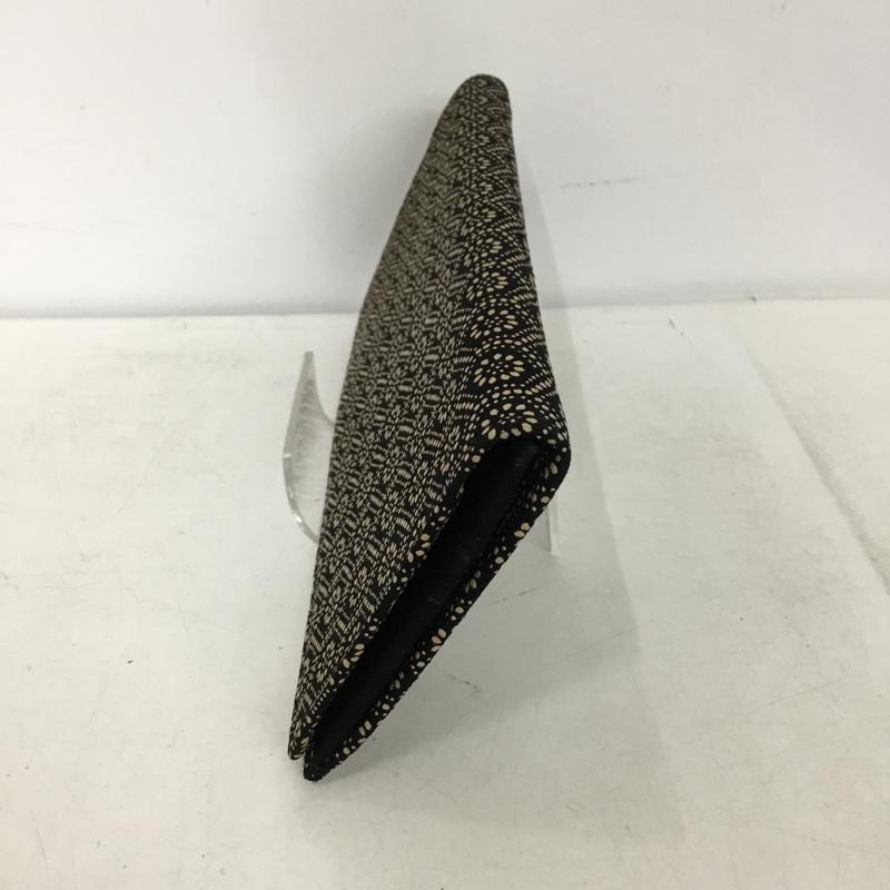 古着 USED 財布 長財布 甲州印伝 総柄 黒 / ブラック / black X ベージュ / ベージュ / beige レディース USED 古着 中古 10153524
