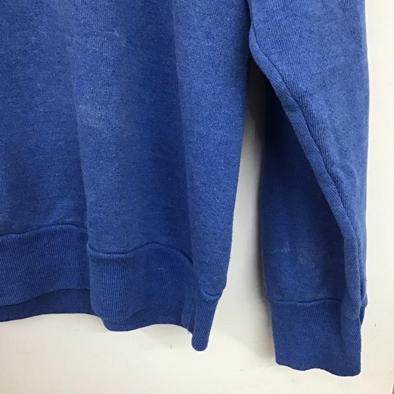 古着 USED トレーナー 長袖 長袖トレーナー スウェット クルーネック プルオーバー L ロゴ、文字 青 / ブルー / blue メンズ USED 古着 中古 10153529